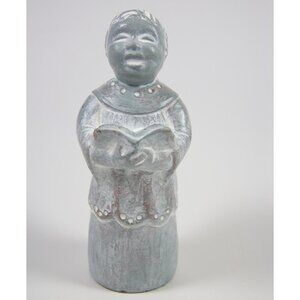 Isabel Bloom Singing Choir Boy Angel Art Sculpture Cast Concrete Signed 1997